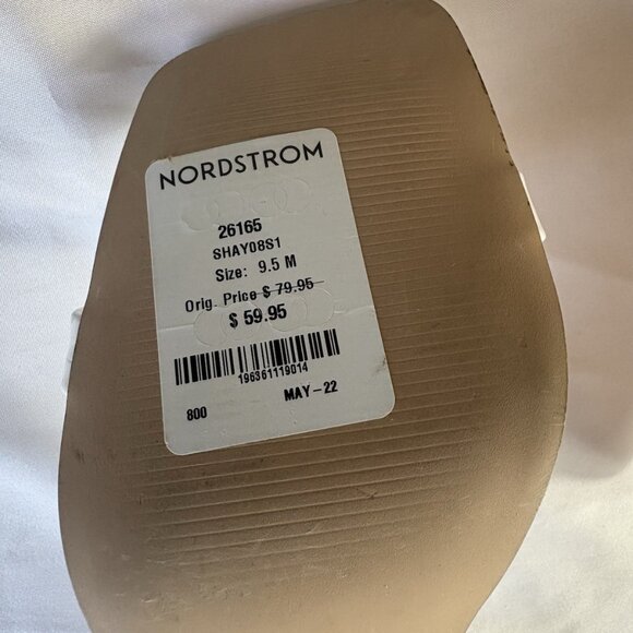 White Steve Madden Women’s Heels Leather Ties At Ankle - Picture 6 of 6